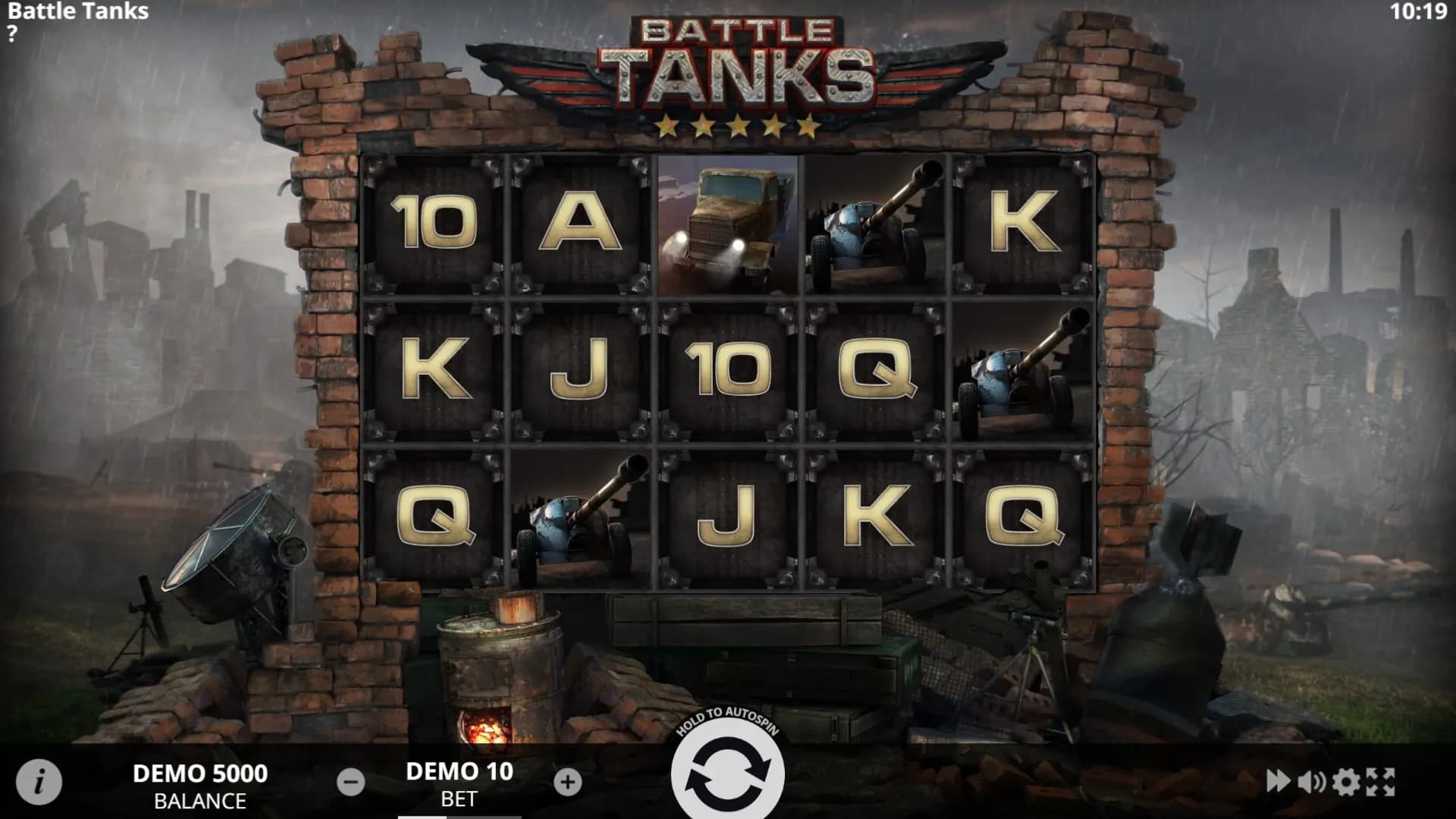 Battle Tanks Evoplay Entertainment Logo