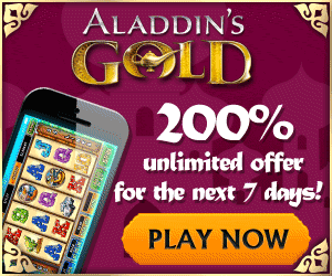 aladdins gold Welcome Bonus