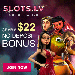 Slots.lv Casino no deposit bonus