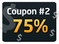 coupon 75% match bonus