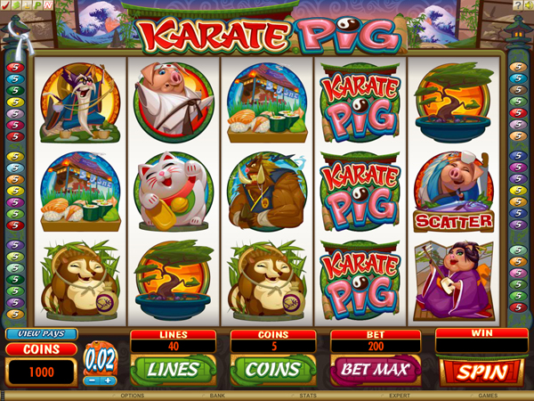 Karate Pig slot